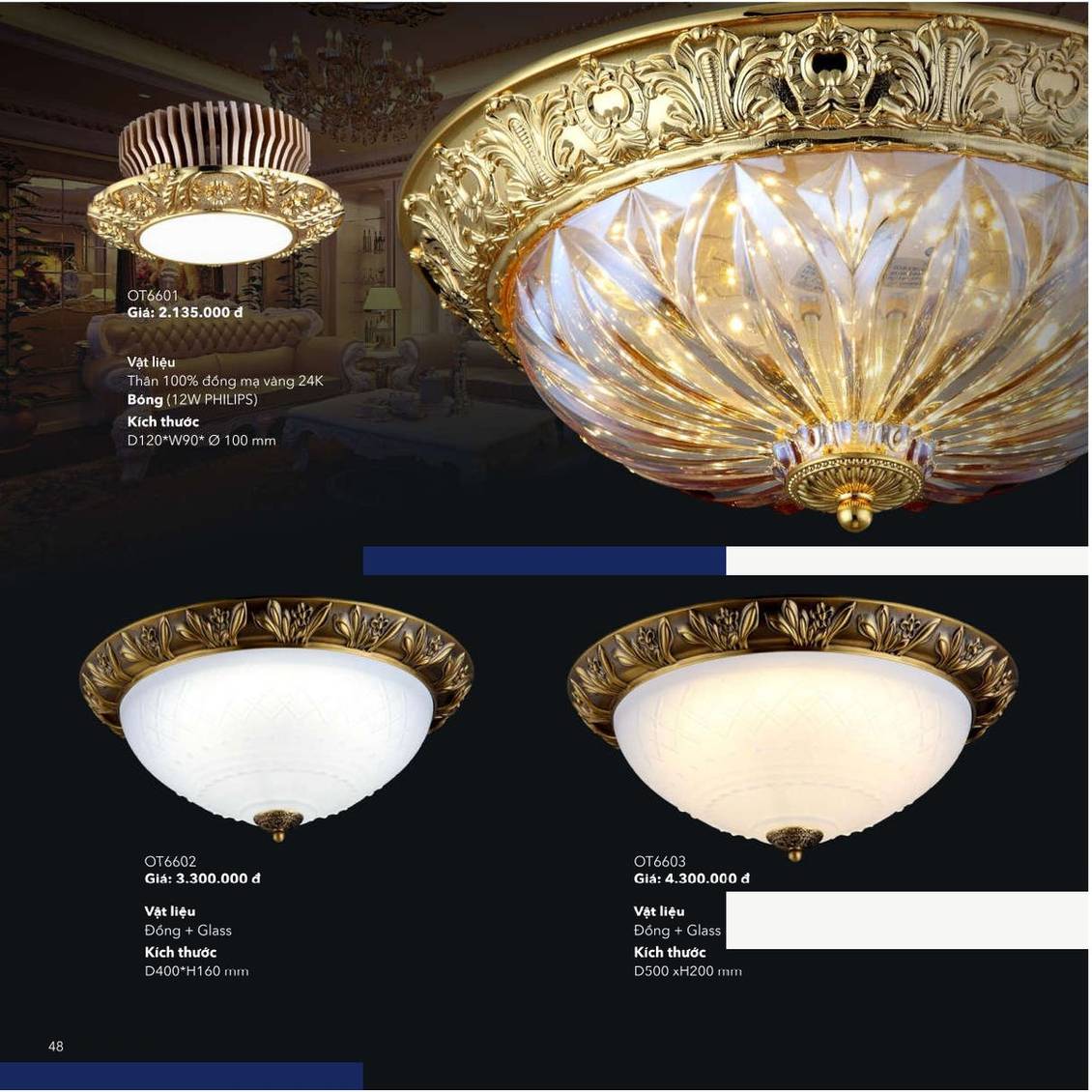 Đèn trang trí ZEMBA Lighting Catalogue và Bảng giá mới nhất /Page 